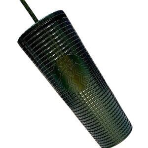 Starbucks 2021 Winter Holiday Disco Grid Textured Tumbler 24oz